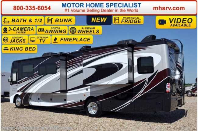 2017 Thor Motor Coach Challenger 37TB Bath &amp; 1/2, Bunk Bed, Res. Fridge, King