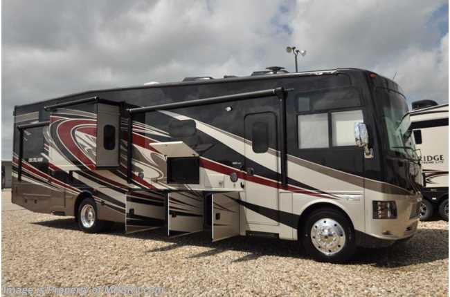 2017 Thor Motor Coach Outlaw Toy Hauler 37RB 26K Chassis, Patio, 3 A/Cs, 4 TVs, Pwr Bunk
