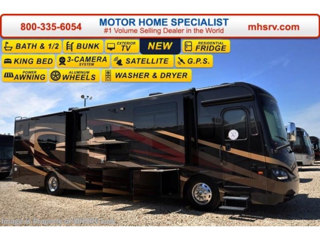 New 2017 Coachmen Cross Country 404RB Bath & 1/2, Stack W/D, King, Pwr Salon Bunks available in Alvarado, Texas