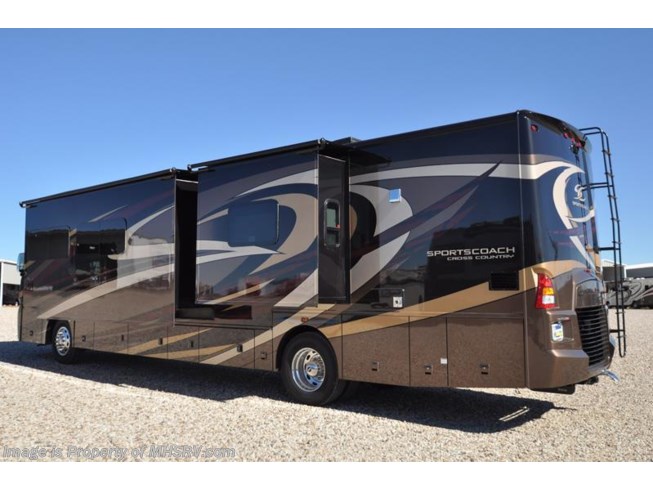 2017 Cross Country 404RB Bath & 1/2, Power Salon Bunks, King and W/D by Coachmen from Motor Home Specialist in Alvarado, Texas