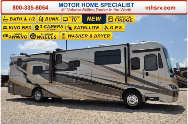 2017 Coachmen Cross Country 404RB Bath &amp; 1/2, Pwr Salon Bunk, King Bed and W/D