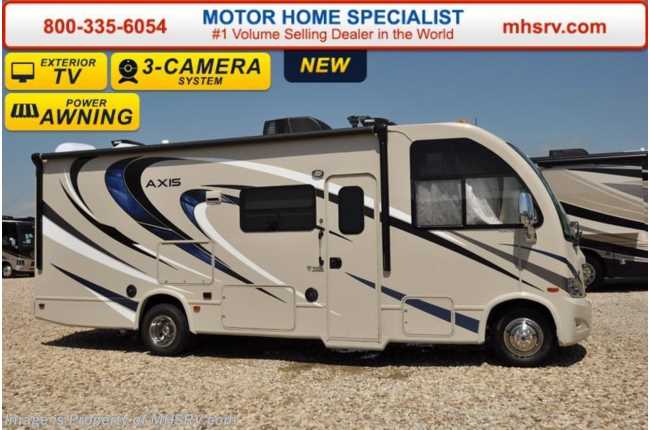 2017 Thor Motor Coach Axis 25.3 W/Slide, Upgraded A/C, IFS, Ext. TV