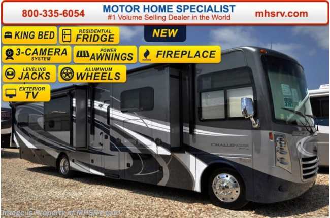 2017 Thor Motor Coach Challenger 37KT Theater Seats, King Bed, Res Fridge
