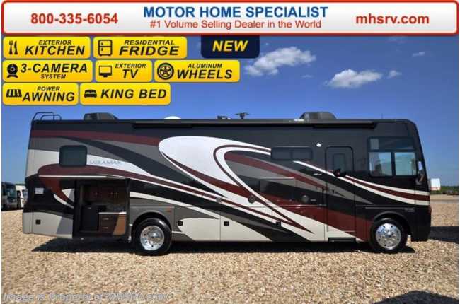 2017 Thor Motor Coach Miramar 33.5 Ext. Kitchen, FBP, King Bed, Theater Seats