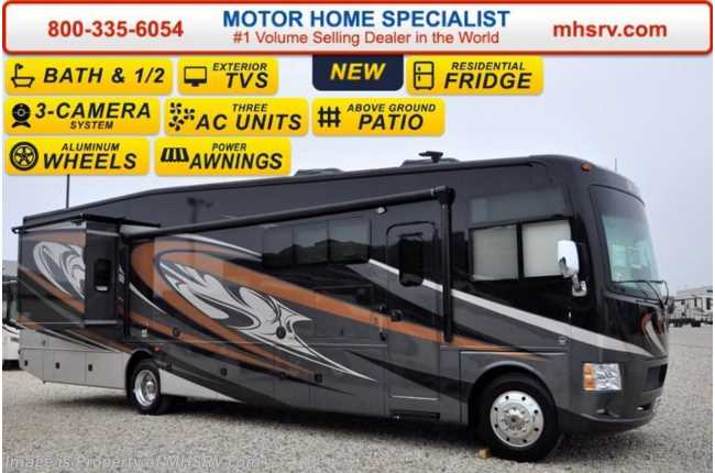 2017 Thor Motor Coach Outlaw Residence Edition 38RF Res. Fridge, Bath &amp; 1/2, 4 TVs, 26K Chassis