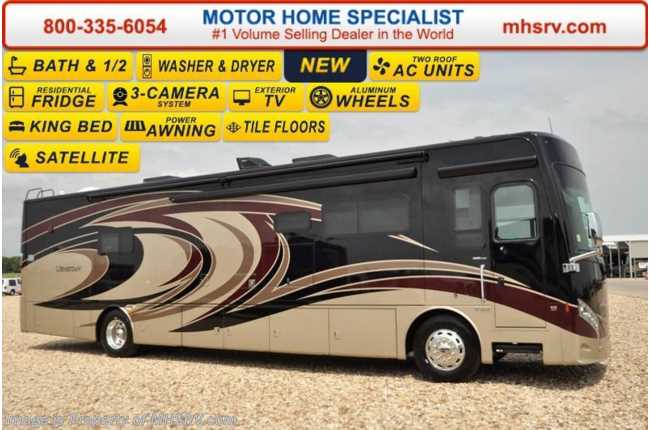 2017 Thor Motor Coach Venetian A40 Bath &amp; 1/2 RV for Sale W/King Bed