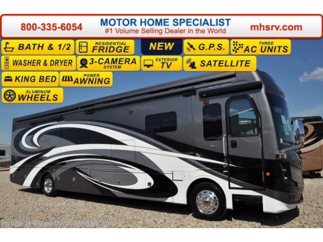 New 2017 Fleetwood Discovery LXE 40E Bath & 1/2 RV for Sale at MHSRV.com W/King Bed available in Alvarado, Texas