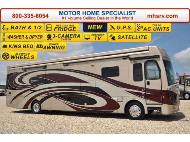 New 2017 Fleetwood Discovery LXE 40E Bath & 1/2 RV for Sale at MHSRV W/OH LED TV available in Alvarado, Texas