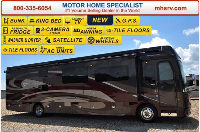 2017 Fleetwood Discovery LXE 40G Bunk Model RV for Sale at MHSRV W/King Bed