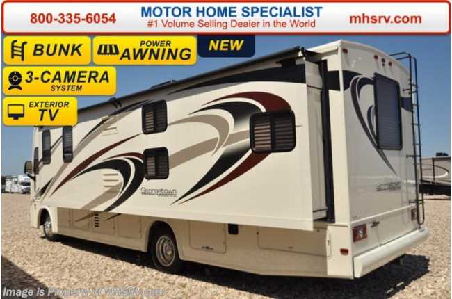 2017 Forest River Georgetown GT3 GT3 31B W/Bunks, Pwr Loft, 5 TV, 3 Cam, Pwr Awning