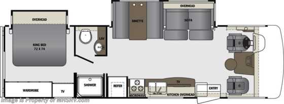 2017 Forest River Georgetown GT3 GT3 30X RV for Sale W/King Bed &amp; Ext. Kitchen Floorplan