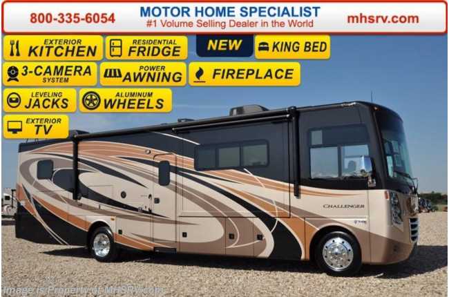 2017 Thor Motor Coach Challenger 36TL W/King Bed, 50 Inch TV &amp; Ext. Kitchen