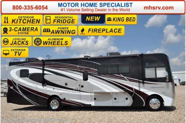 2017 Thor Motor Coach Challenger 36TL W/King Bed, 50 Inch TV, Ext. Kitchen