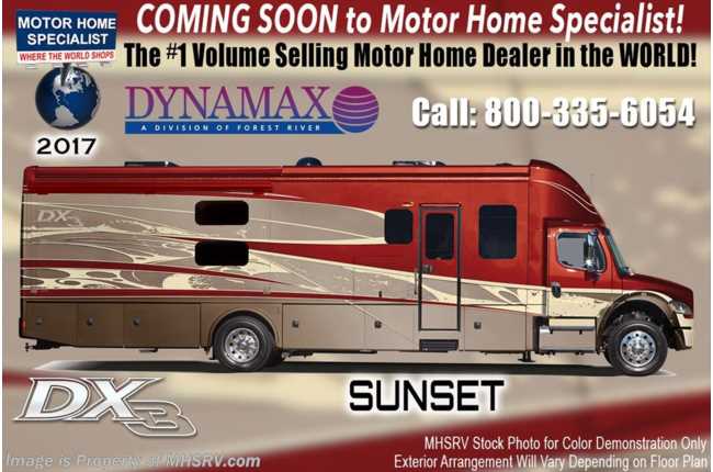 2017 Dynamax Corp DX3 37BH Super C Bunk Model RV for Sale at MHSRV