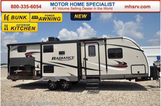 2017 Cruiser RV Radiance Touring 28BHIK Bunk House RV for Sale W/Ext Kitche