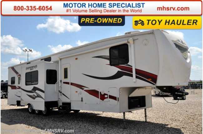 2010 K-Z Inferno  4005T Bath &amp;1/2 Toy Hauler with Bunk beds