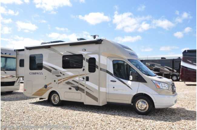 2017 Thor Motor Coach Compass 23TR Ford Diesel W/Slide, 3 TVs, Skylight, Back-Up