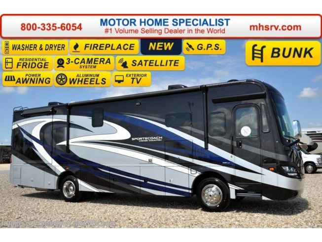 New 2017 Coachmen Cross Country SRS 360DL Bunk Model RV for Sale at MHSRV.com available in Alvarado, Texas