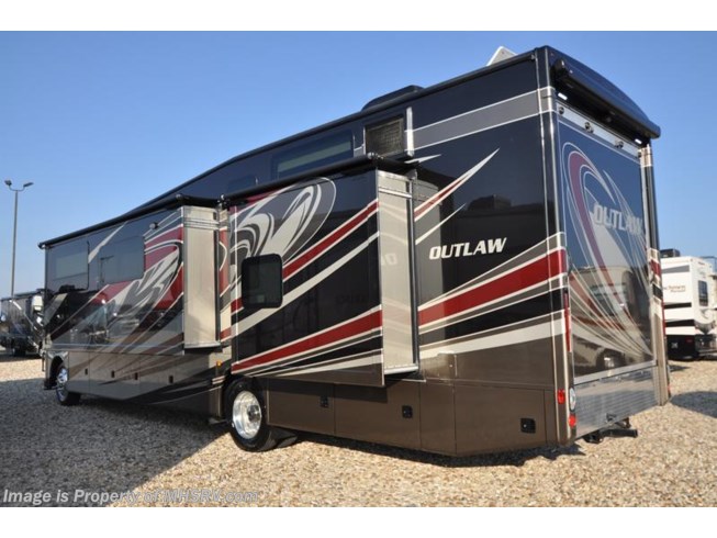 2017 Outlaw Residence Edition 38RE Bath & 1/2 RV for Sale at MHSRV 26K Chassis by Thor Motor Coach from Motor Home Specialist in Alvarado, Texas