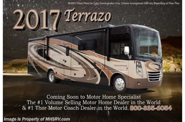 2017 Thor Motor Coach Challenger 37LX Bath &amp; 1/2 RV W/Theater Seats, King