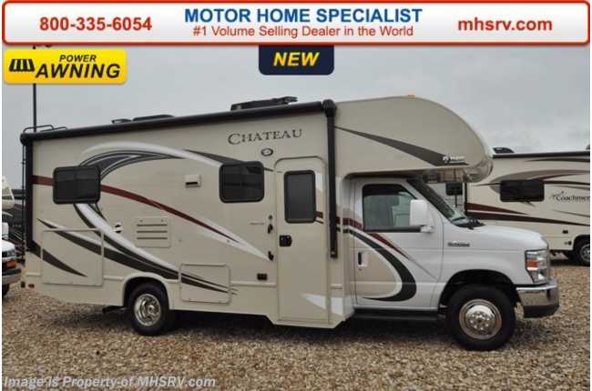 2017 Thor Motor Coach Chateau 24C RV for Sale at MHSRV W/Cabover Ent Center