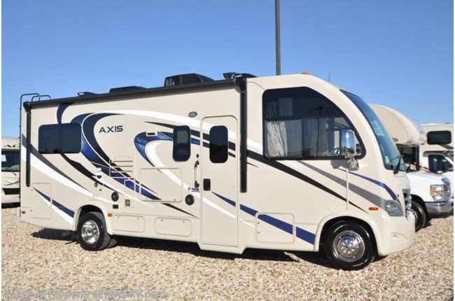 2017 Thor Motor Coach Axis 24.1 W/IFS, Pwr Loft, 3 TVs, Large Master Bed