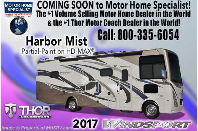 2017 Thor Motor Coach Windsport 29M RV for Sale at MHSRV W/King, 5.5KW Gen, 2 A/C