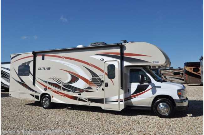 2017 Thor Motor Coach Outlaw Toy Hauler 29H Toy Hauler RV for Sale W/Jacks and 2 A/Cs
