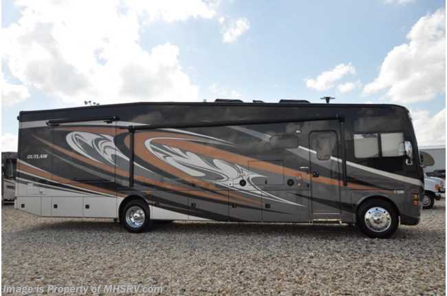 2017 Thor Motor Coach Outlaw Residence Edition 38RE W/Above Ground Patio W/50&quot; Ext TV &amp; Kitchen