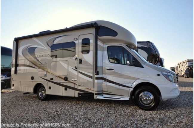 2017 Thor Motor Coach Chateau Citation Sprinter B+ Diesel RV 24SS  for Sale W/ Ext. TV, Side Cams
