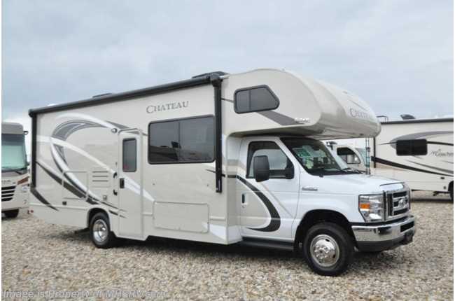 2017 Thor Motor Coach Chateau 26B Class C RV for Sale at MHSRV Ext. TV &amp; 15K A/C