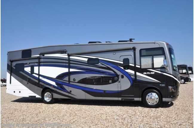 2017 Thor Motor Coach Outlaw Toy Hauler 37RB Toy Hauler RV for Sale at MHSRV Patio, 3 A/C
