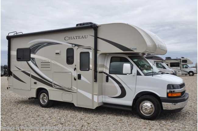 2017 Thor Motor Coach Chateau 22E W/HD-Max, Ext. TV, 15K A/C, Back-Up Cam &amp; More