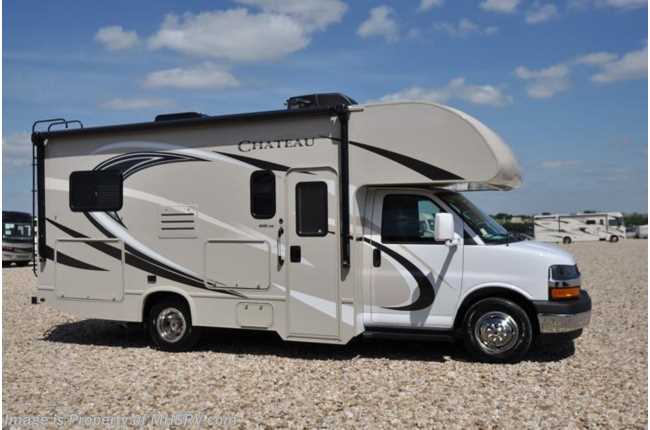 2018 Thor Motor Coach Chateau 22E W/HD-Max, Ext. TV, 15K A/C, Back-Up Cam &amp; More