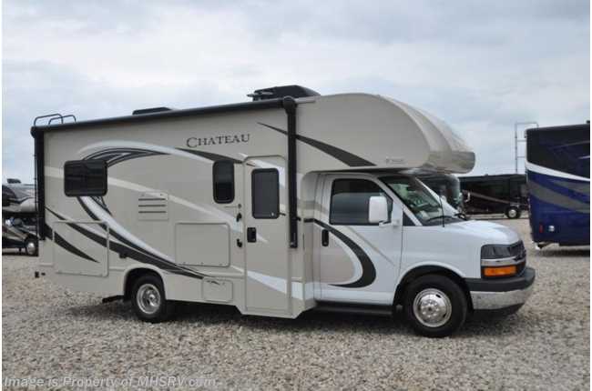 2018 Thor Motor Coach Chateau 22E W/HD-Max, Ext. TV, 15K A/C, Back-Up Cam &amp; More