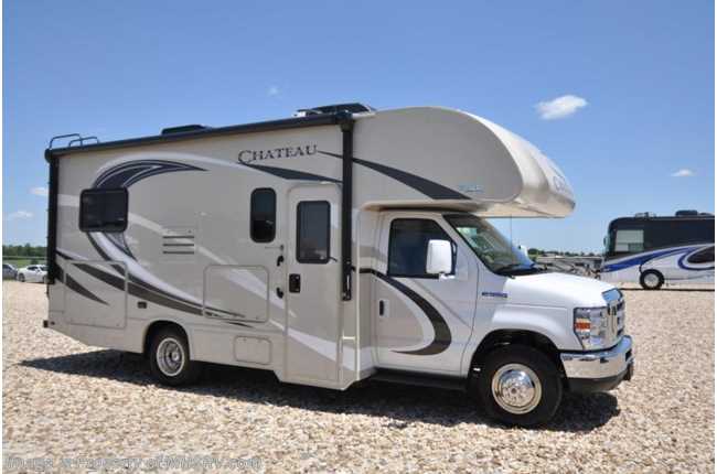 2018 Thor Motor Coach Chateau 22E W/HD-Max, Ext. TV, 15K A/C, Back-Up Cam, Ford