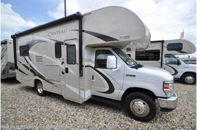 2018 Thor Motor Coach Chateau 22E Ford W/HD Max, Ext TV, 15K A/C, Back-Up Cam