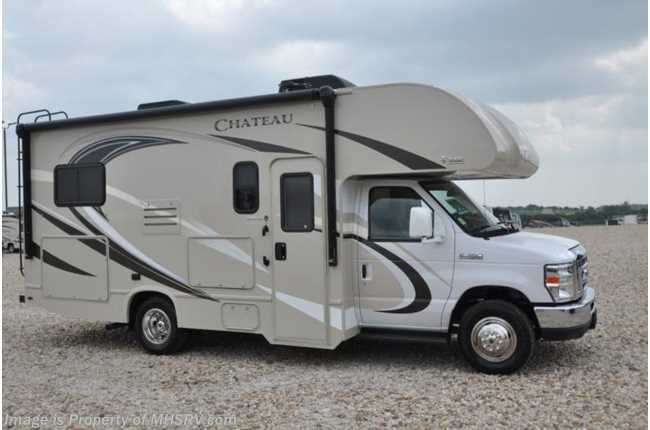 2018 Thor Motor Coach Chateau 22E Ford W/HD Max, Ext. TV, 15K A/C, Back-Up Cam