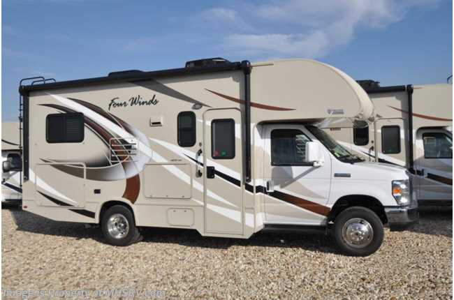 2017 Thor Motor Coach Four Winds 22E Ford W/HD-Max, Ext. TV, 15K A/C, Back-Up Cam