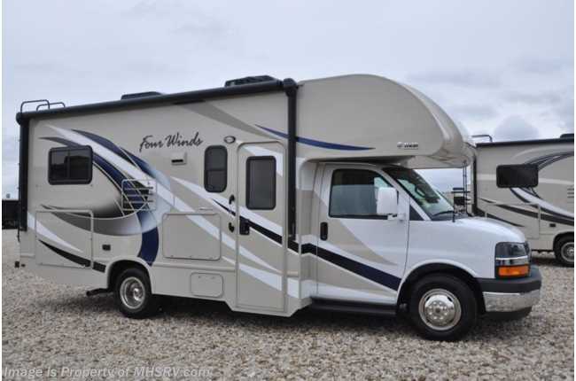 2017 Thor Motor Coach Four Winds 22E W/HD-Max, Ext. TV, 15K A/C, Back-Up Cam &amp; More