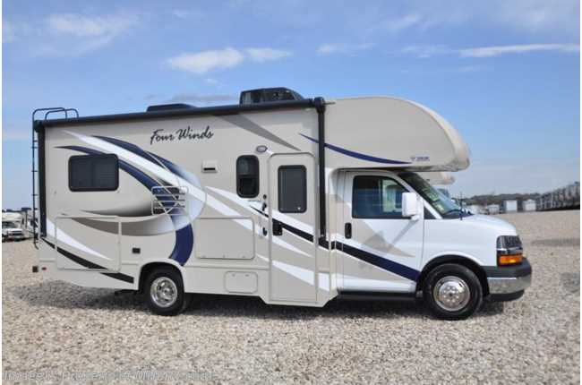 2017 Thor Motor Coach Four Winds 22E W/ HD-Max, Ext TV, 15K A/C, Back Up Cam &amp; More