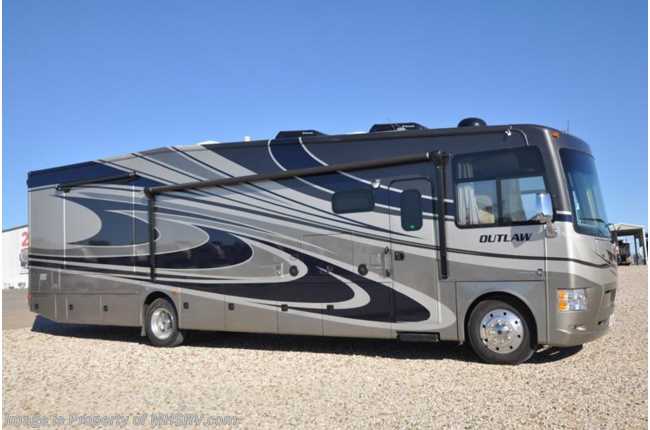 2015 Thor Motor Coach Outlaw Toy Hauler 38RE Residency W/3 Slides