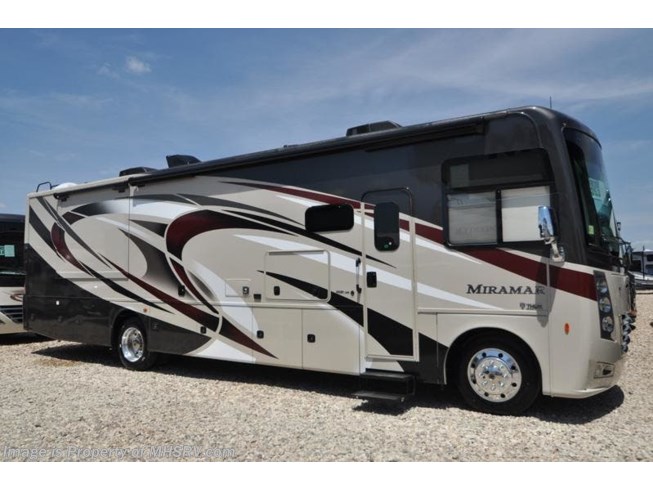 New 2019 Thor Motor Coach Miramar 35.3 Bath & 1/2 RV for Sale W/Fireplace & King Bed available in Alvarado, Texas