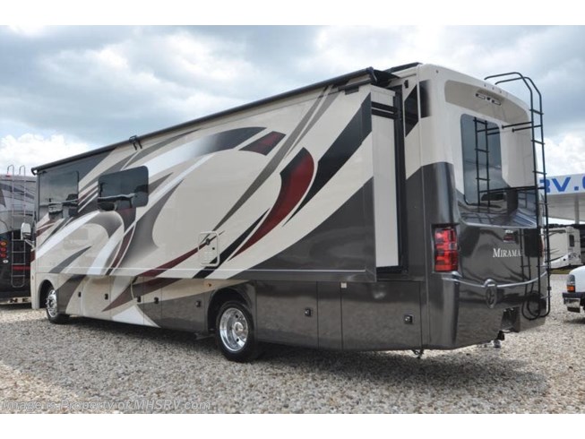 2019 Thor Motor Coach Miramar 34.2 RV for Sale at MHSRV.com FWS, King, Fireplace - New Class A For Sale by Motor Home Specialist in Alvarado, Texas