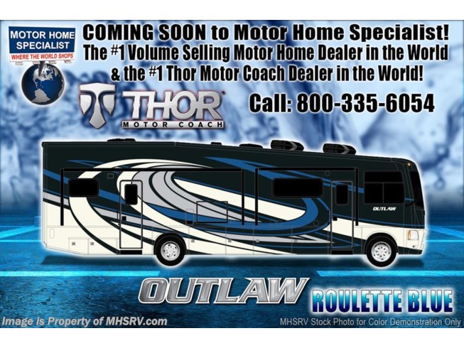 New 2018 Thor Motor Coach Outlaw 37RB Toy Hauler RV for Sale @ MHSRV Patio & 3 A/Cs available in Alvarado, Texas