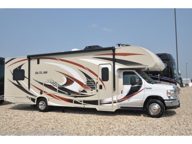 New 2018 Thor Motor Coach Outlaw 29H Class C Toy Hauler Coach for Sale at MHSRV.com available in Alvarado, Texas