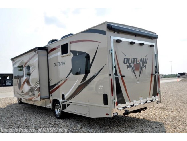 2018 Outlaw 29H Class C Toy Hauler Coach for Sale at MHSRV.com by Thor Motor Coach from Motor Home Specialist in Alvarado, Texas