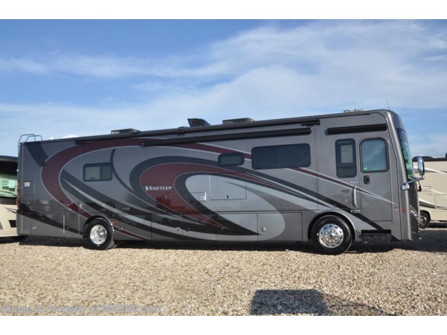 New 2018 Thor Motor Coach Venetian A40 Luxury Bath & 1/2 RV for Sale W/King Bed available in Alvarado, Texas