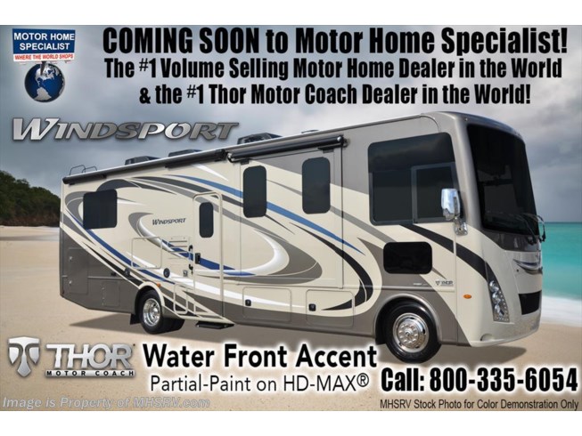 New 2018 Thor Motor Coach Windsport 35M Bath & 1/2 RV for Sale @ MHSRV.com With King available in Alvarado, Texas
