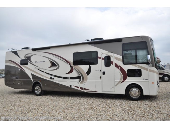 New 2018 Thor Motor Coach Hurricane 34P RV for Sale at MHSRV W/King Bed & Dual Sink available in Alvarado, Texas